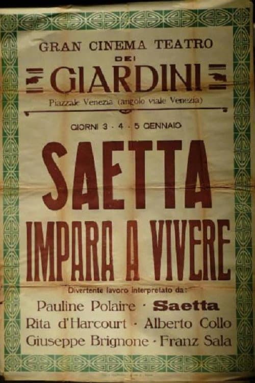 Poster for Saetta impara a vivere