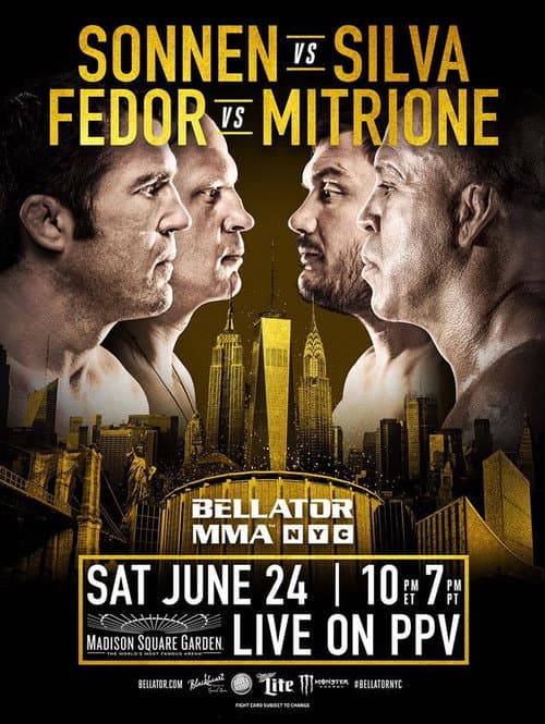 Poster for Bellator 180: Sonnen vs. Silva