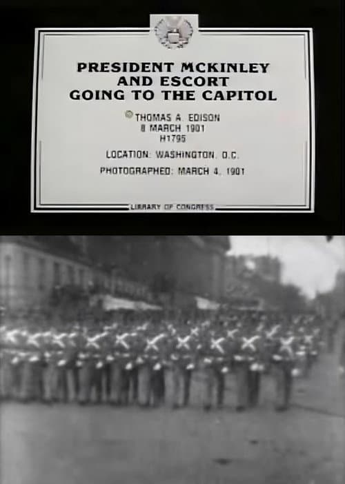Poster for President McKinley and Escort Going to the Capitol