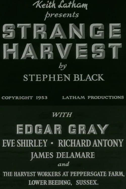 Poster for Strange Harvest