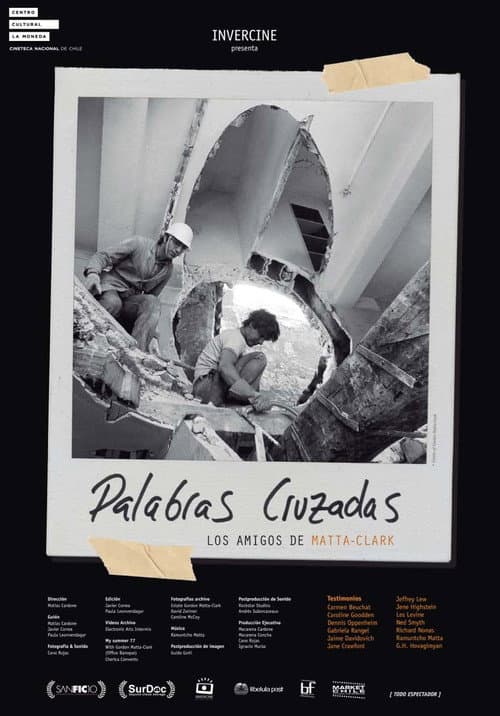 Poster for Palabras cruzadas: los amigos de Matta-Clark