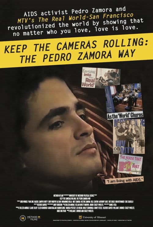 Poster for Keep the Cameras Rolling: The Pedro Zamora Way