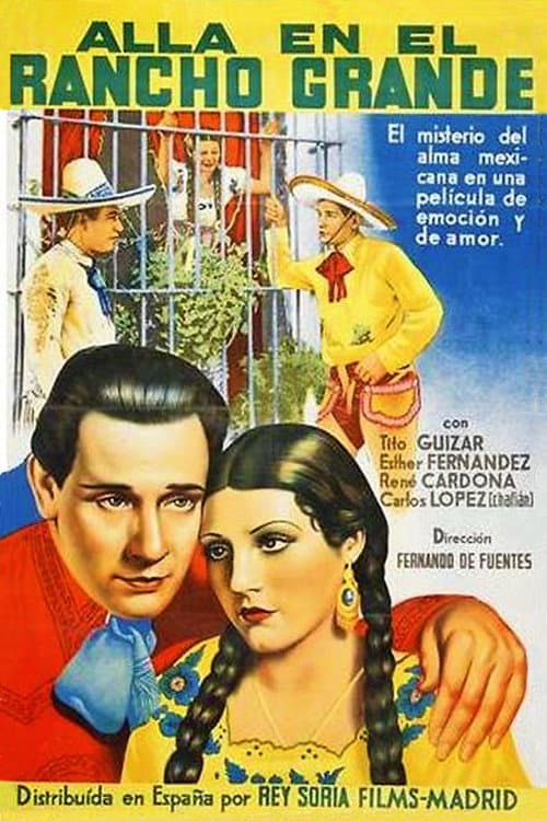 Poster for Allá en el Rancho Grande
