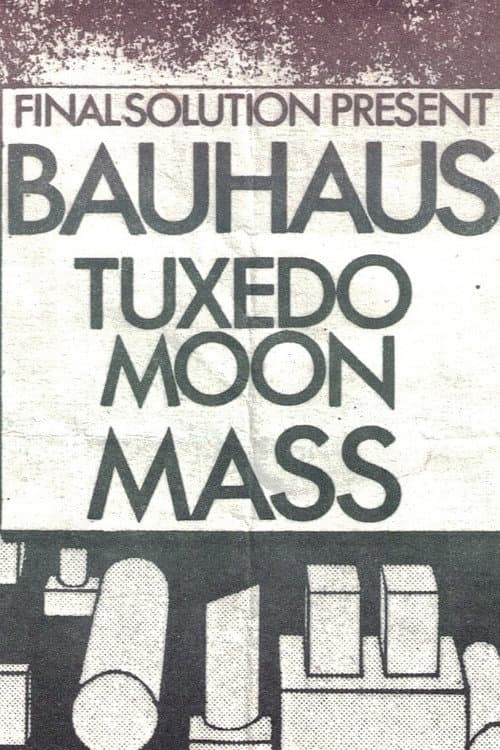 Poster for Bauhaus Live, University Of London (1980-10-31)