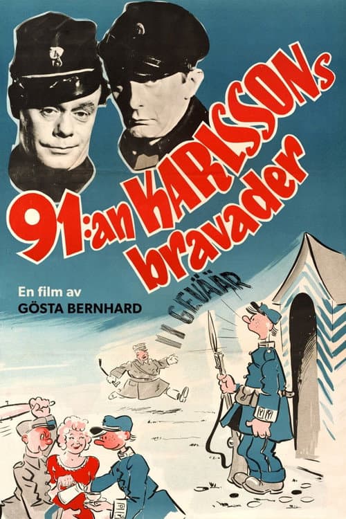 Poster for 91:an Karlssons bravader