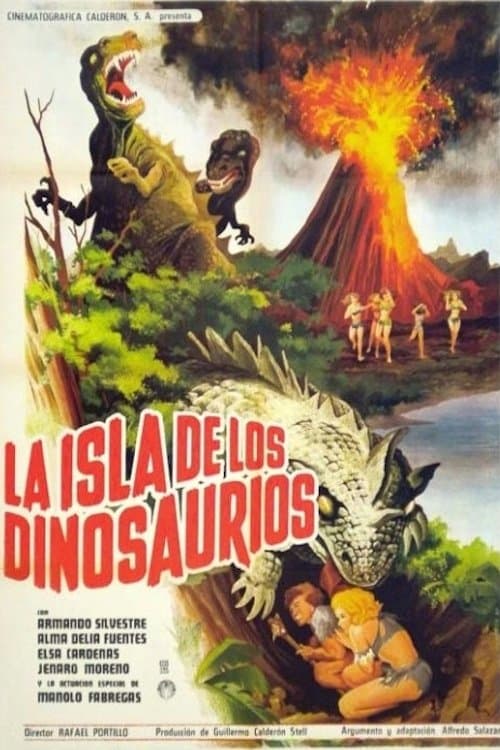 Poster for The Island of the Dinosaurs