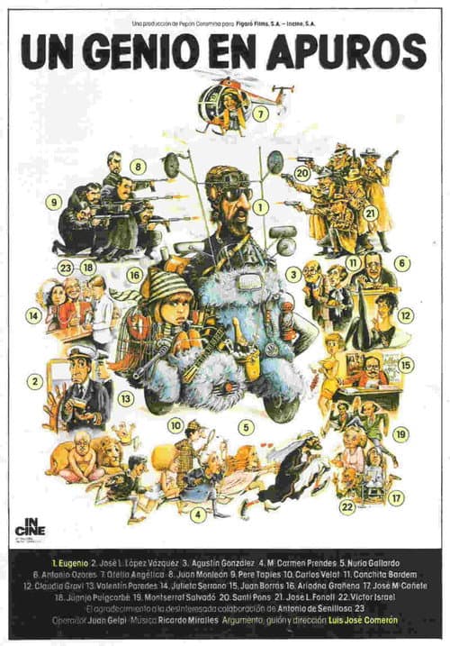 Poster for Un genio en apuros