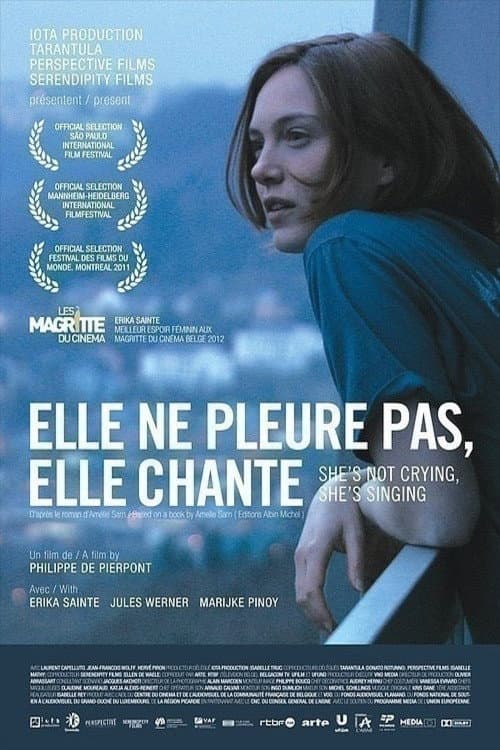 Poster for She Is Not Crying, She Is Singing