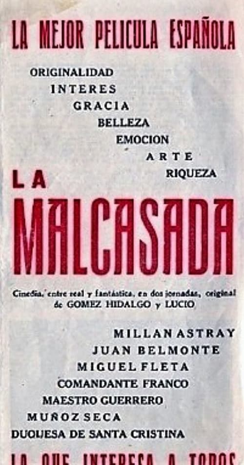 Poster for La malcasada