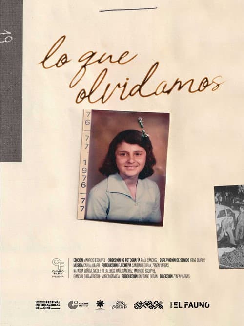 Poster for Lo que olvidamos