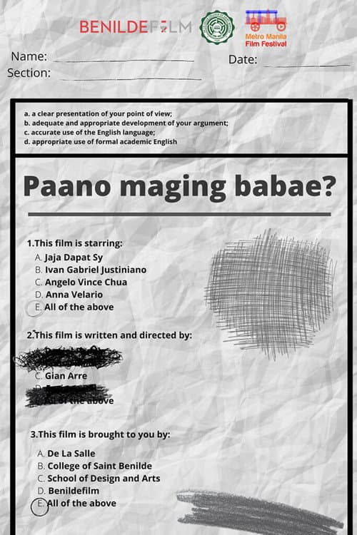 Poster for Paano Maging Babae?