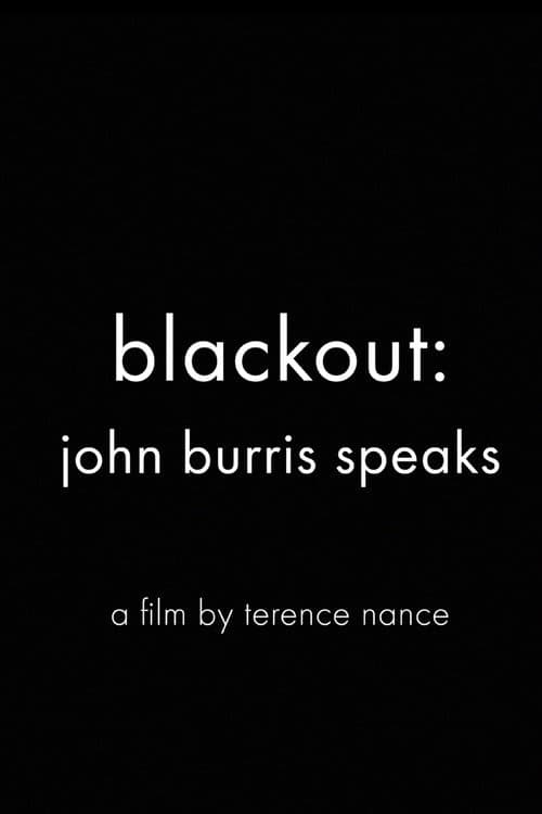 Poster for Blackout: John Burris Speaks