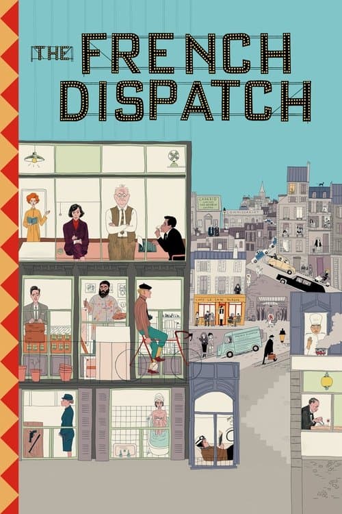 Poster for The French Dispatch of the Liberty, Kansas Evening Sun