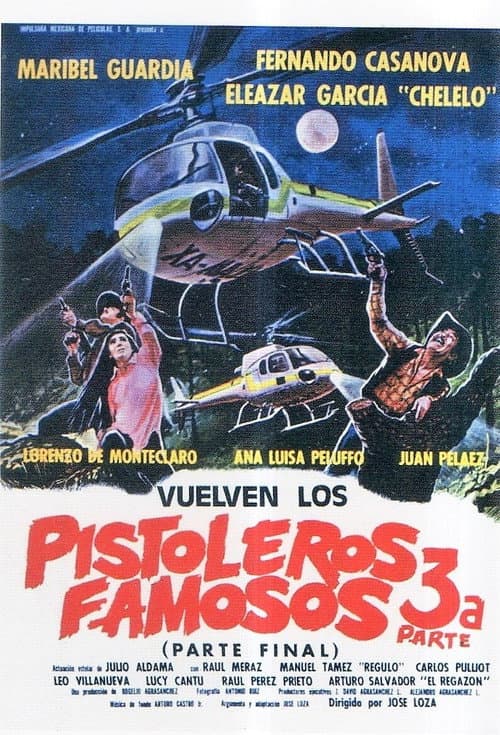 Poster for Vuelven los pistoleros famosos III