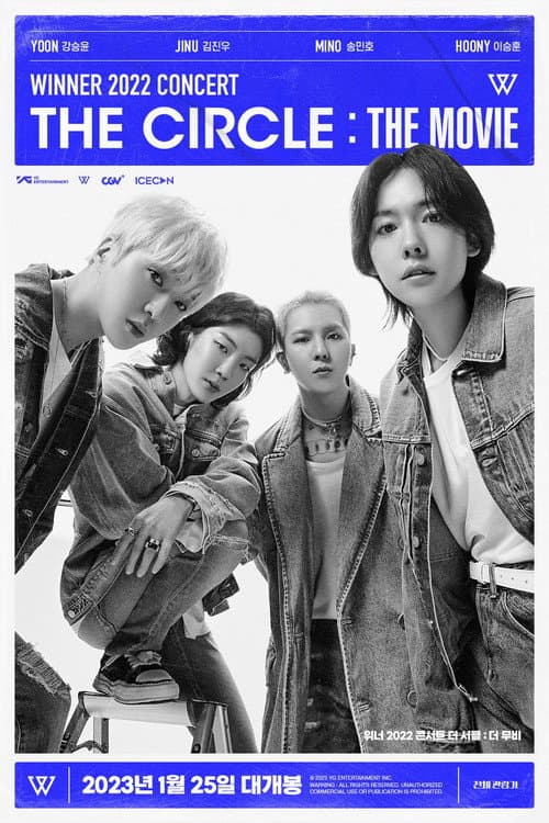 Poster for WINNER 2022 Concert The Circle : The Movie