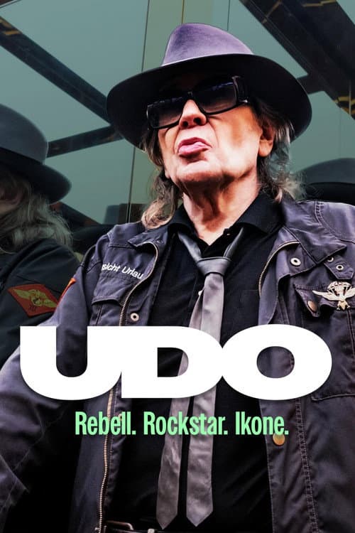 Poster for UDO Rebell. Rockstar. Ikone.
