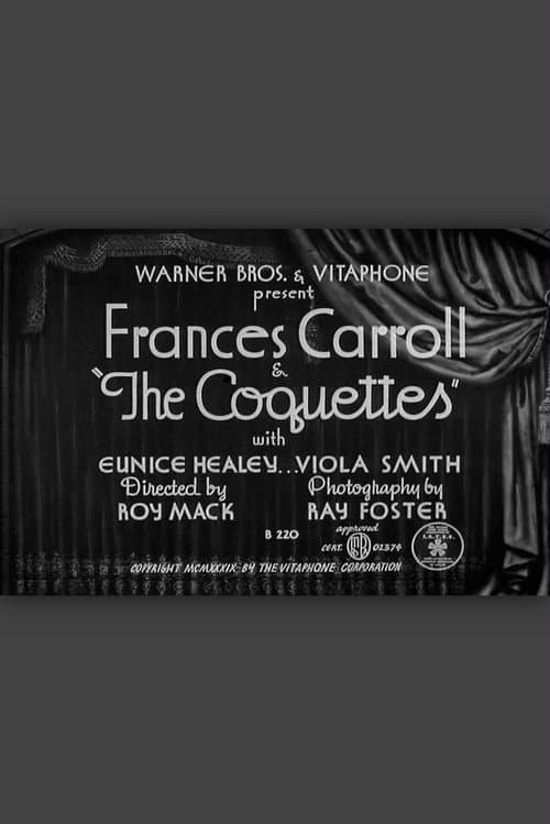 Poster for Frances Carroll & 'The Coquettes'