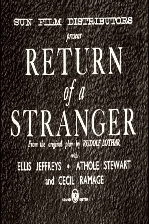 Poster for Return of a Stranger