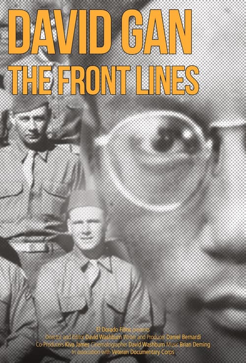 Poster for David Gan: the Front Lines
