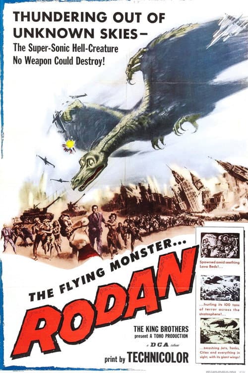 Poster for Rodan! The Flying Monster!