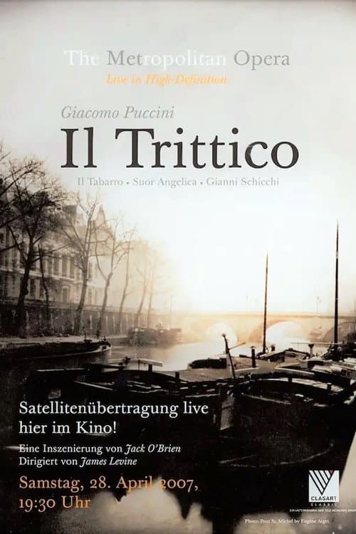 Poster for Puccini's Il trittico