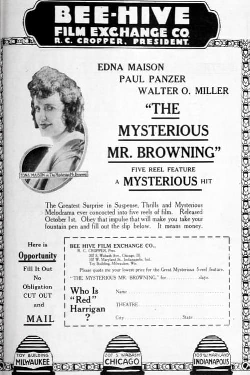 Poster for The Mysterious Mr. Browning