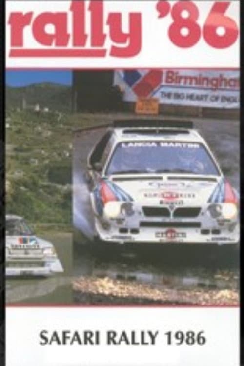 Poster for Safari Rally 1986