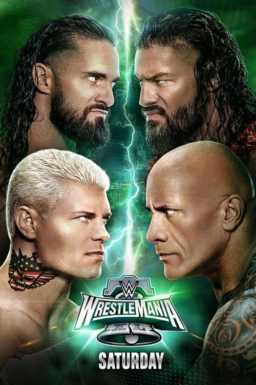 Poster for WrestleMania XL Saturday