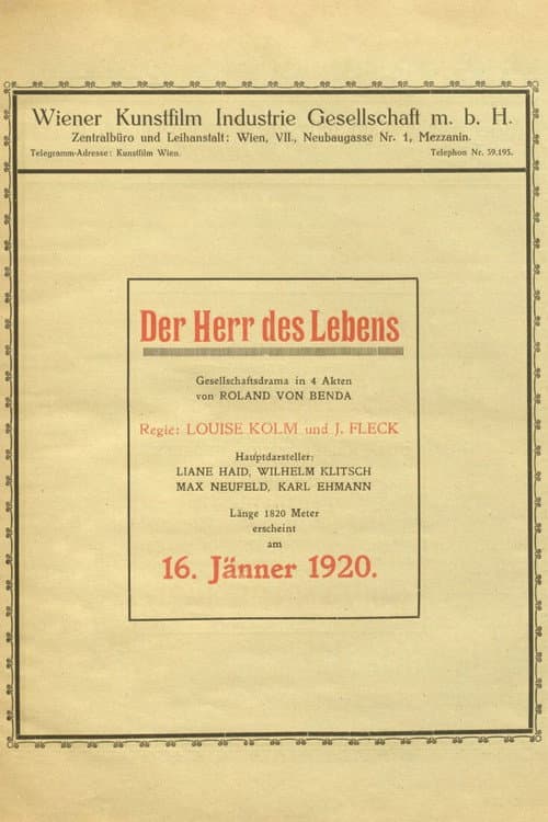 Poster for Der Herr des Lebens
