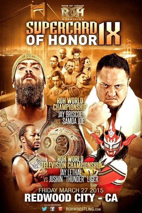 Poster for ROH: Supercard of Honor IX
