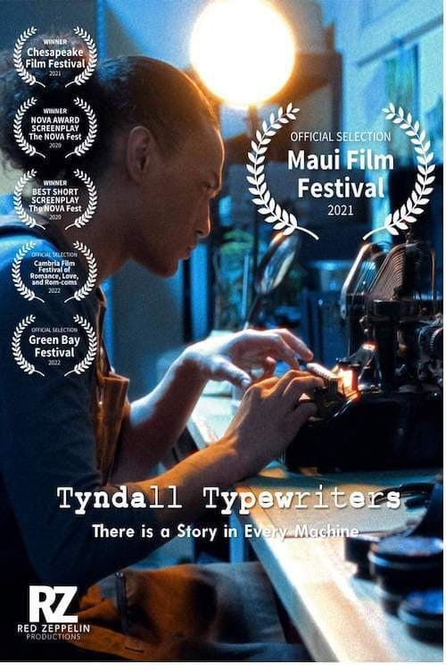 Poster for Tyndall Typewriters