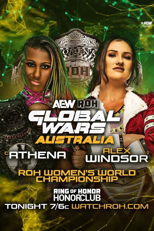 Poster for AEW ROH Global Wars Australia