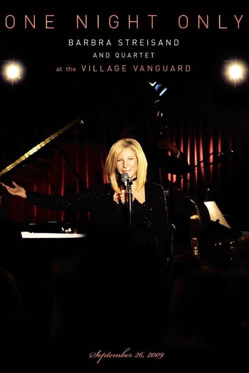 Poster for One Night Only: Barbra Streisand and Quartet at the Village Vanguard
