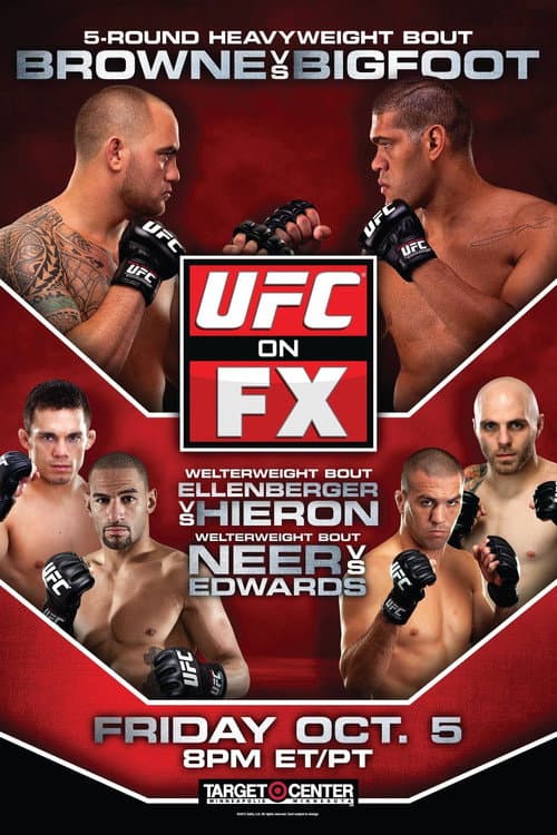 Poster for UFC on FX 5: Browne vs. Bigfoot