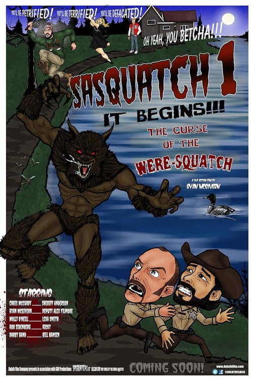 Poster for Sasquatch 1: It Begins; the Curse of the Were-squatch