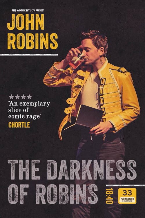 Poster for John Robins: The Darkness of Robins