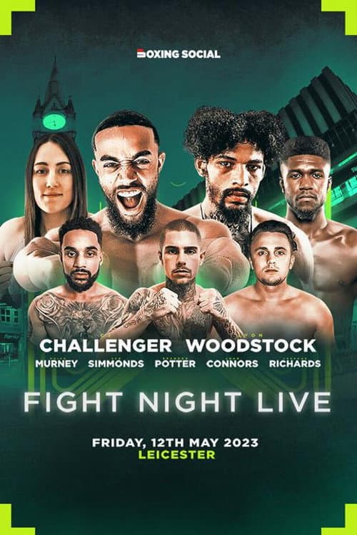 Poster for Boxing Social - Fight Night Live May 12th