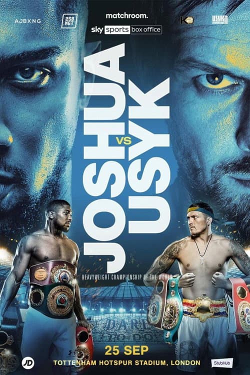 Poster for Anthony Joshua vs. Oleksandr Usyk