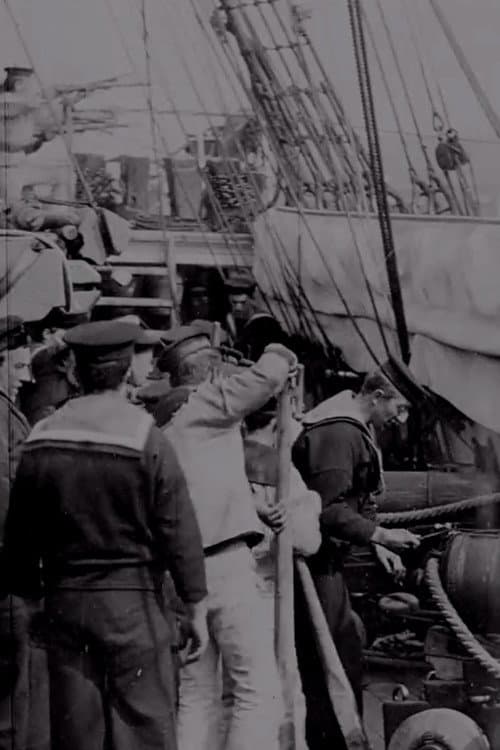 Poster for Sailors on H.M.S. Black Prince Firing Cannon and Rifles