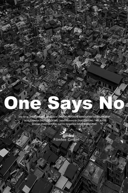 Poster for One Says No