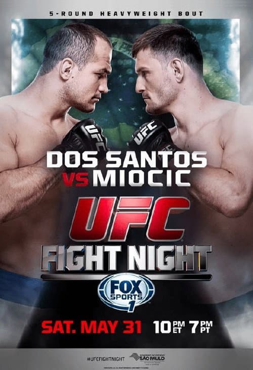 Poster for UFC on Fox 13: Dos Santos vs. Miocic
