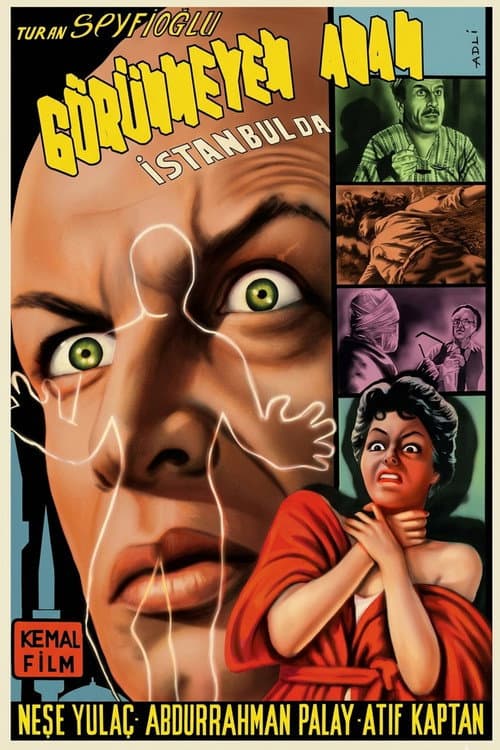 Poster for The Invisible Man in Istanbul
