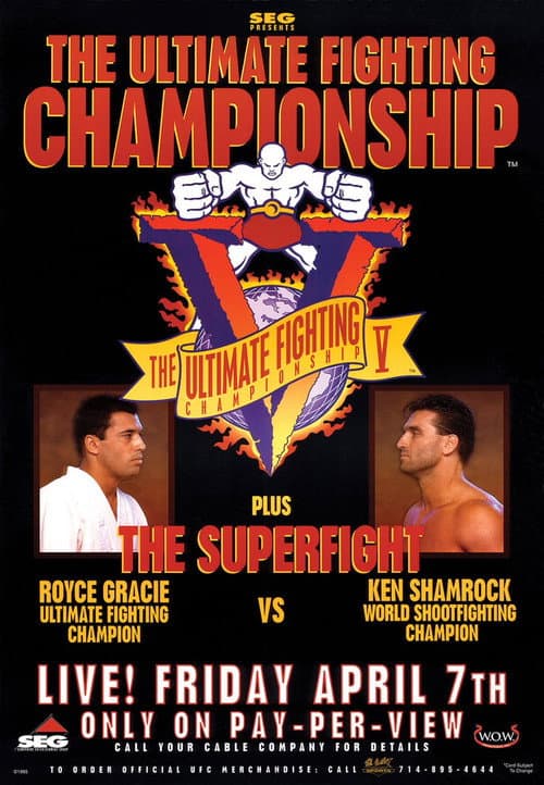 Poster for UFC 5: Return Of The Beast