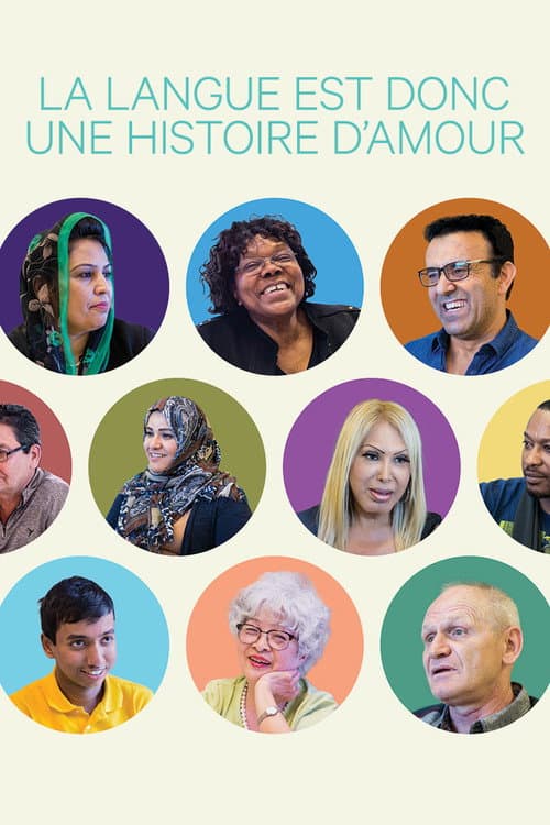 Poster for La langue est donc une histoire d'amour
