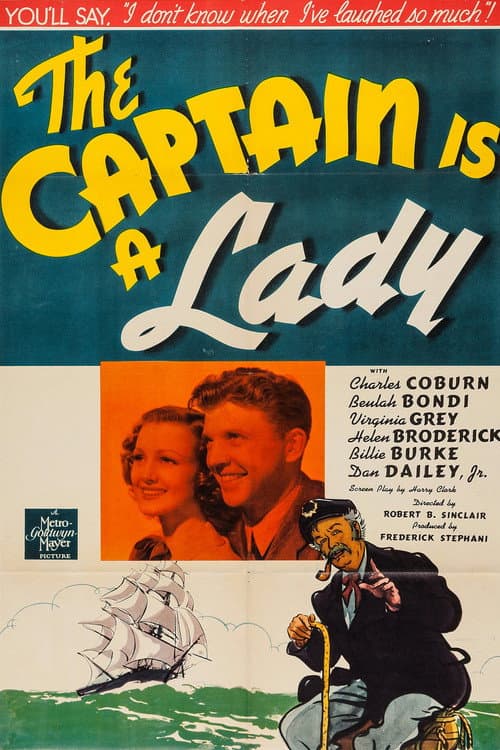 Poster for The Captain is a Lady