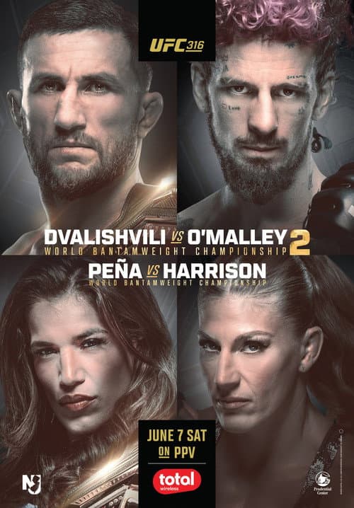Poster for UFC 316: Dvalishvili vs. O'Malley 2