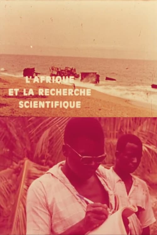 Poster for L'Afrique et la recherche scientifique