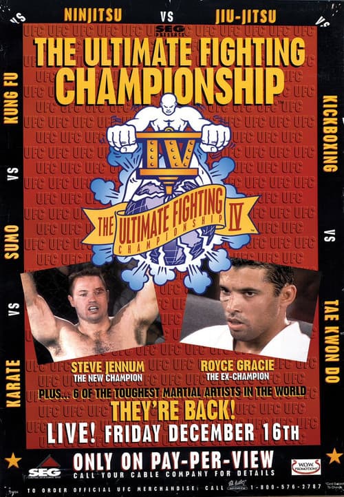 Poster for UFC 4: Revenge of the Warriors