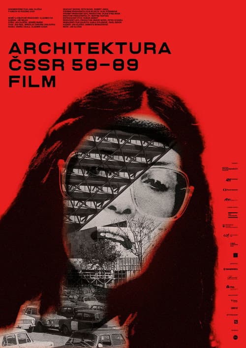 Poster for Czechoslovak Architecture 58–89
