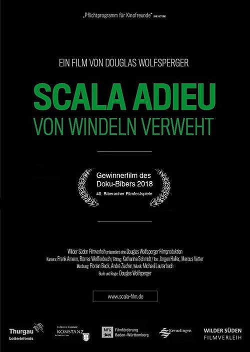 Poster for Scala Adieu - Von Windeln verweht
